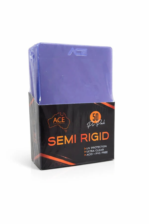 Aussie Card Essentials (ACE) Semi-Rigid Card Holders – 50 Pack